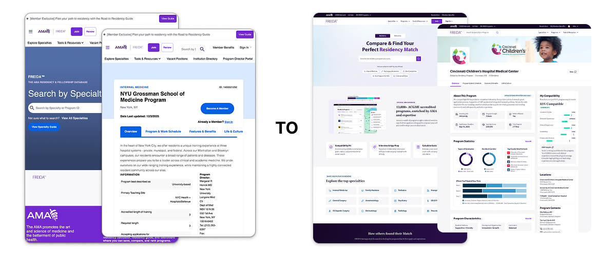 AMA Freida residency app